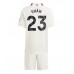 Billige Manchester United Luke Shaw #23 Børnetøj Tredjetrøje til baby 2023-24 Kortærmet (+ korte bukser)